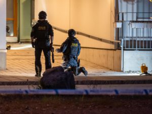 Explosion vid flerfamiljshus i Malmö