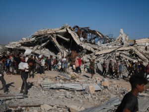 Expert: Tvångsflytt i Gaza kan vara krigsbrott